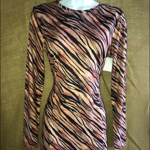 Leith tiger stripe dress